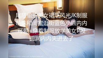 尾随偷拍美女裙底风光JK制服萌妹和闺蜜逛街蓝色小熊内内可爱+穿着制服放学美女P股圆润内内夹进去了