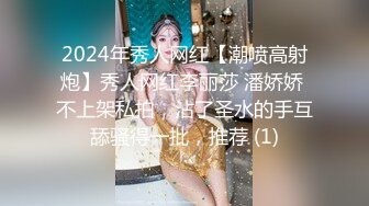 2024年秀人网红【潮喷高射炮】秀人网红李丽莎 潘娇娇 不上架私拍，沾了圣水的手互舔骚得一批，推荐 (1)