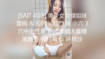 [SAIT-023] 美少女女僕姐妹雷姆 & 拉姆 x 肛門 & 小穴 3穴中出性愛 x 10連續大量精液顏射 有村希 & 岬梓沙