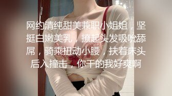 网约清纯甜美兼职小姐姐，坚挺白嫩美乳，撩起头发吸吮舔屌，骑乘扭动小腰，扶着床头后入撞击，你干的我好爽啊